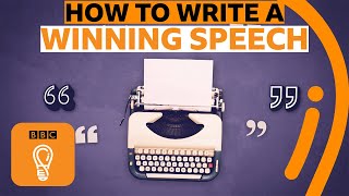 How to write a perfect speech  BBC Ideas [upl. by Eissolf592]