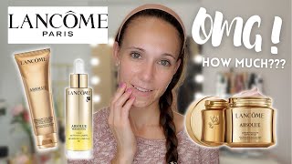 Testing Lancome Skincare  Absolue Review [upl. by Eidoj]