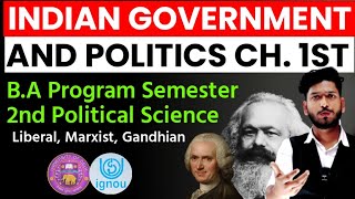 BA Program 2nd Semester Political Science Chapter 1st Nature of State amp Liberal Marxist Gandhian [upl. by Justen]