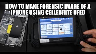 How to make forensic image of a iPhone using Cellebrite UFED [upl. by Aremus]