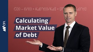 Calculating Market Value of Debt [upl. by Boardman339]