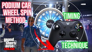 Timing and Technique Method to WIN Podium Car in GTA Online on the Lucky Wheel [upl. by Adamis]