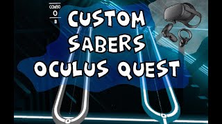 How To Add Custom Sabers Onto BeatSaber  Oculus Quest BMBF OUTDATED [upl. by Andreas]