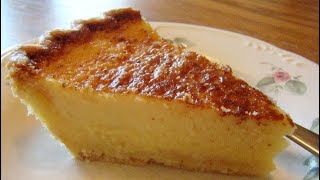 OLD SCHOOL BUTTERMILK PIE [upl. by Tattan]