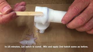 Fix Repair Cracked Punctured Leaking PVC Pipe  Plastaid 007 [upl. by Ierdna]