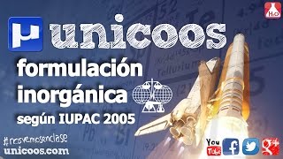 QUIMICA Formulación inorgánica IUPAC 2005 01 [upl. by Kovacs]