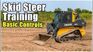 How to Operate a Tracked Skid Steer Loader  CTL Basic Controls Training [upl. by Rosati679]