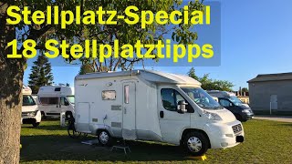 Wohnmobilstellplätze Special  18 Stellplatztipps [upl. by Lyons]