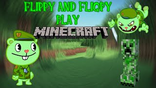 FLIPPY AND FLIQPY PLAY Minecraft  Lost in the Nether [upl. by Yknip]