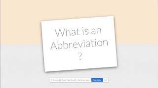 Intro to Abbreviations for Second Grade [upl. by Nairehs]