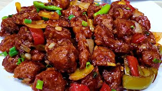 Restaurant Style Chili Chicken with Secret Tips  Dry Chicken Chilli Recipe [upl. by Rebmetpes87]