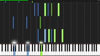 Prelude in Csharp minor Opus 3 No 2  Sergei Rachmaninoff Piano Tutorial Synthesia [upl. by Maximilianus]