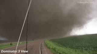 Tornado probe footage from Zorb on June 17 2014  Coleridge NE wedge [upl. by Aniehs108]