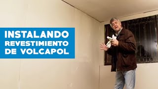 ¿Cómo instalar revestimiento de Volcapol [upl. by Aicnelav]