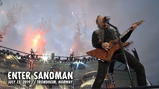 Metallica Enter Sandman Trondheim Norway  July 13 2019 [upl. by Nwahsram685]