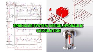 fire sprinkler system design hydraulic calculation using softwareexcel fire fighting system design [upl. by Grannia]