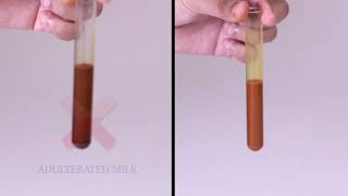 Testing Milk adulteration with Maltodextrin  FSSAI [upl. by Githens563]