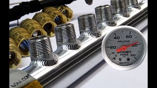 TIG Welding Aluminum Fabrication  Water Manifold  Pressure amp Leak Test  6061com [upl. by Jelsma]