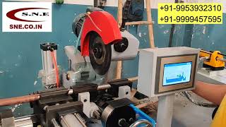 pipe cutting machine  automatic pipe cutting machine  cutting machine with automatic feeder [upl. by Ymorej]