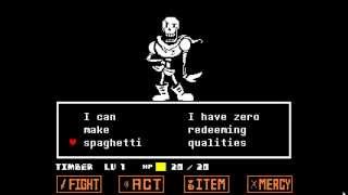 Undertale  Voice Acting Papyrus Fight [upl. by Adonis]