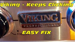 ✨ Viking Stovetop Keeps Clicking  Easy 5 Minute FIX ✨ [upl. by Felicdad]