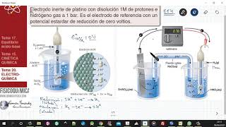 TEMA 20 ELECTROQUÍMICA  202 ELECTRODO ESTÀNDAR DE HIDRÓGENO [upl. by Walling]