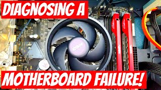 HOW TO REPAIR A DEAD COMPUTER  DIAGNOSING A MOTHERBOARD FAILURE  HOW TO [upl. by Notsur27]