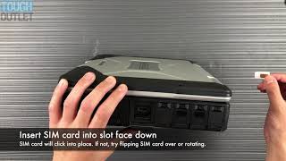 Panasonic Toughbook CF31 How to install SIM card [upl. by Tham]