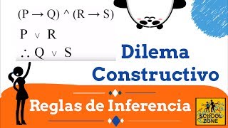 Dilema Constructivo Regla de Inferencia [upl. by Anicart618]