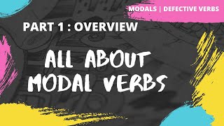 All about Modal Verbs  Defective Verbs  Auxiliary Verbs  Examples  Exercise [upl. by Julianne432]