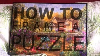 How To Frame A Puzzle [upl. by Ameer569]