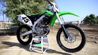 First Ride 2015 Kawasaki KX450F Motocross Action Magazine [upl. by Platto]