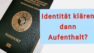 Aufenthaltserlaubnis Identität klären [upl. by Amsirhc]