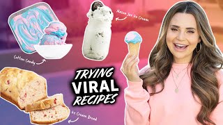 I Tested VIRAL Ice Cream TIKTOK RECIPES To See If They Work  Part 5 [upl. by Knepper]