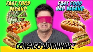 FAST FOOD VEGANO vs NÃO VEGANO Consigo acertar 10 [upl. by Maje]