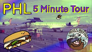 Philadelphia International Airport  A FiveMinute Tour [upl. by Kcirrek]