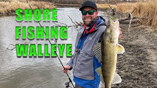 Shore Fishing Walleye Tactics [upl. by Bella62]