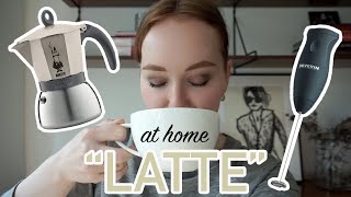 HOW TO MAKE A quotLATTEquot AT HOME moka pot  frother [upl. by Leoline890]