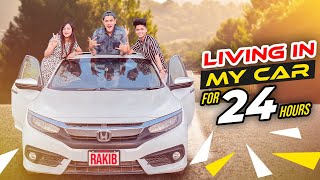 ২৪ ঘণ্টা গাড়িতে থাকার প্রতিযোগিতা  Living In My Car For 24 Hours Challenge  Rakib Hossain [upl. by Leitao379]