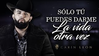 LETRA ¨QUISIERA SABER¨  Carin León Lyric Video [upl. by Ratna]