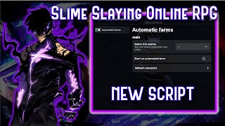 NEW Slime Slaying Online RPG Script [upl. by Birck778]