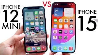 iPhone 15 Vs iPhone 12 Mini Comparison Review [upl. by Sallee]