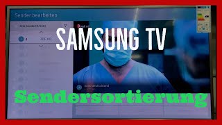 Samsung TV Sender Sortieren Tutorial [upl. by Ynetruoc]