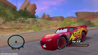 Cars The Game  Freeroam Crusing TOUR Radiator Springs Tailfin Pass amp Ornament Valley  Gameplay [upl. by Mandell]