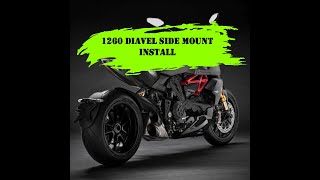 New Rage Cycles  Ducati Diavel 1260 Side Mount License Plate Installation [upl. by Lauter12]