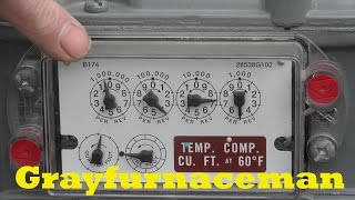 Reading the natural gas meter [upl. by Schreibman757]