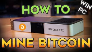 How to Mine Bitcoin on PC in 2021 Beginners Quick Start Guide  Overclocking Basics [upl. by Akinal]