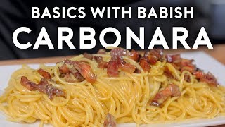 Carbonara  Basics with Babish [upl. by Younger488]