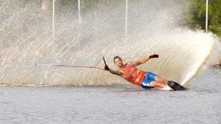 Awesome Pro Mens Slalom Final  IWWF Ski Worlds Mexico 2015 [upl. by Ahsiliw]