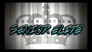 Cheer Extreme Senior Elite  NCA Mix 201718 [upl. by Arehs171]